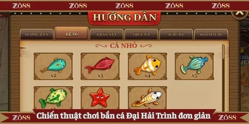 Những chiến thuật chơi bắn cá Đại Hải Trình đơn giản 